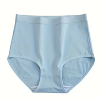 Braguitas de Nylon para Mujer, Acanaladas, Sin Costuras, Tejido Sólido, Corte Medio, Sexy, Cómodas, Transpirables, Elásticas, Ecológicas, Antibacterianas