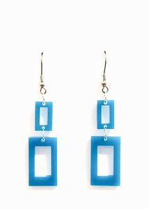 ต่างหูเรซิ่นรูปทรงไม้ไผ่ทำมือ สไตล์วินเทจย้อนยุค แรงบันดาลใจจากดีไซน์เบกาไลต์คลาสสิก สำหรับผู้หญิง - Product Image 5