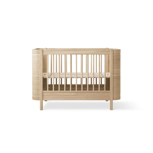 Lit bébé convertible moderne 3-en-1 avec hauteur réglable et barrière anti-morsure 2701424 - Product Image 2