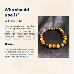 Bracelet en perles d'œil de tigre naturel unisexe, perles de pierre polies, Chine, pour cadeau, fête, usage quotidien - Product Image 3