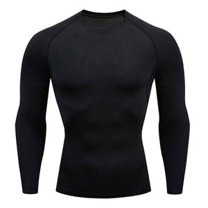 Men's Long Sleeve Rash Guard Sportswear Customized Size Quick Dry <b>Compression</b> <b>Shirt</b> Made of Polyester Low MOQ From Factory - Product Image 3