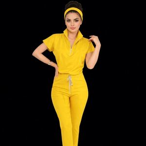 Uniformes Médicos para Enfermeras, Ropa de Trabajo, Conjuntos de Uniformes Quirúrgicos para Mujer, Trajes de Laboratorio, Overoles de Hospital, Salón de Belleza y Spa - Product Image 2