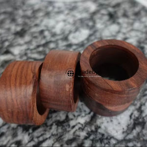 Stylish Classic Eco-Friendly Durable <b>Wooden</b> <b>Napkin</b> <b>Ring</b> Luxury Handmade Dining Table Decor Hotel Wedding Accessories by Tradebyd - Product Image 1