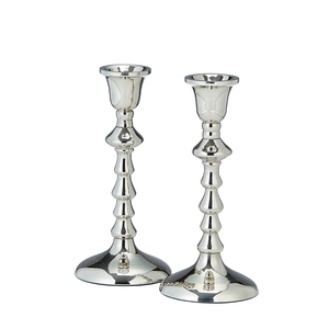 New Arrival Aluminium Candle Stand for Home Decor Decorative Candle Stick Holder <b>Silver</b> Finished Casted Handmade Customized - Product Image 1