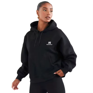 Custom Logo <b>Winter</b> Front High Quality Women Lightweight Casual Workout Sports <b>Top</b> Oversized Gym Sweatshirt Luxury Hoodie - Product Image 1