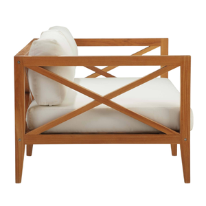 Sofá de Jardín en Oferta, Súper Cómodo, con Estructura de Madera y Cojines, Precio al por Mayor - Product Image 1