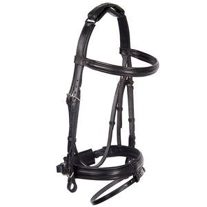 Bridon en cuir fantaisie avec forme anatomique et rembourrage doux, réglable, en cuir véritable, vente en gros - Product Image 5