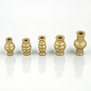 Mécanisme de roulement à roulettes rondes de 5 et 4 pouces en laiton poli pour porte coulissante, accessoires de quincaillerie architecturale - Product Image 3