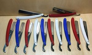 Navaja de Afeitar de Hoja Recta de Acero Inoxidable con Mango de Madera, Cuchillo de Afeitar Profesional para Barbería, para Hombres, Uso Comercial y Doméstico - Product Image 6