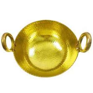 Nordic Pure Brass Kadahi With Lid And Handle For Home Kitchen Cookware <b>Pot</b> Stovetop <b>Cooking</b> Durable Round Kadahi - Product Image 6