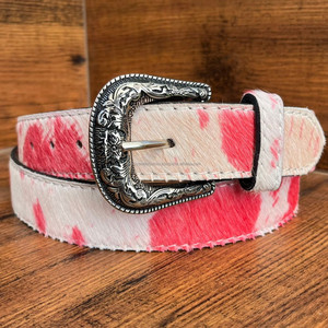 Nouveau Offre Spéciale ceintures en cuir de vachette véritable de luxe pour hommes avec ceinture à boucle ardillon amovible Style Unique cheveux sur ceinture de peau pour jean - Product Image 4