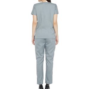 Classique été à manches courtes hôpital soins infirmiers gommages uniforme en gros gommages costume infirmière gommage uniformes ensembles 2026 HI - Product Image 6