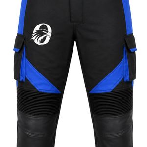 Pantalones de Motocicleta Negros y Azules para Hombre, Pantalones de Protección para Motociclistas, Pantalones de Carreras Resistentes, Ropa Deportiva para Viajes al Aire Libre - Product Image 6