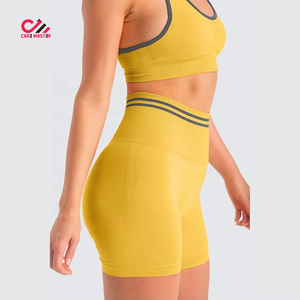 CARE MASTER <b>Top</b> Trending New Arrival <b>Low</b> Price Bulk Quantity Breathable Women Bra & Short Set with Front Logo for Yoga - Product Image 1