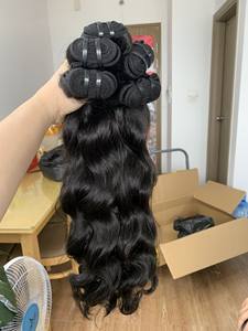 Extension de cheveux Remy ondulés cambodgiens naturels non traités HD produit de dentelle de fermeture frontale avec des faisceaux de vagues naturelles vierges - Product Image 6