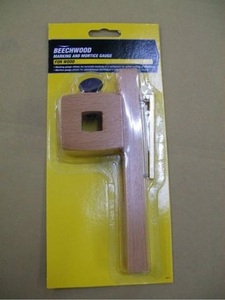 Calibrador de embutir DIY de madera de haya hecho en Taiwán Calibrador de marcado Personalizable Soporte OEM y ODM - Product Image 2