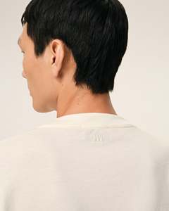 Custom Men's <b>White</b> Short Sleeve O-Neck T-Shirt 100% Cotton Regular Fit Casual Jersey Knitted Solid Color - Product Image 3