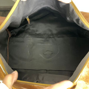 Nouveau approvisionnement en gros en cuir de vachette usiné à la main grand sac polochon en cuir véritable sac à bagages de nuit voyage sacs de week-end - Product Image 6