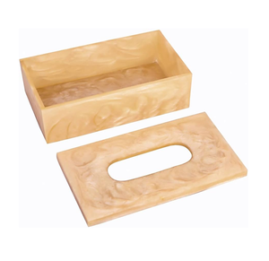 Epoxy Resin Tissue Holder Box Luxury Fashion Design boxes Tissue Storage Container Awesome Design Tissue Box - Product Image 2