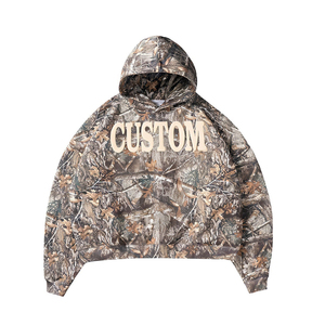 Custom <b>Red</b> Cut Out Hooded <b>Sweatshirt</b> <b>Men</b> Oversized Punk Style Printed Knitted Polyester Autumn Casual Front Logo - Product Image 5