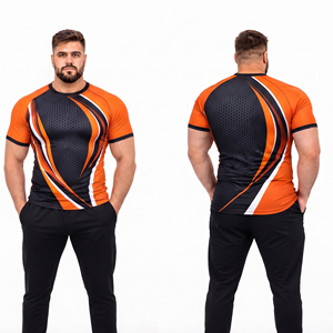 Printed Plus Size <b>Compression</b> T-<b>Shirt</b> <b>Men</b> Gym Wear Base Layer <b>Shirt</b> Slim Fit Fitness Tee <b>Men</b> Rash Guard Short Sleeve <b>Compression</b> - Product Image 5