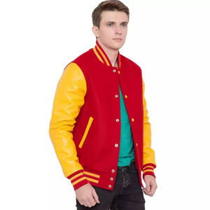 Chaquetas universitarias personalizadas con logotipos de chenilla, estilo letterman, fabricadas al por mayor. - Product Image 3