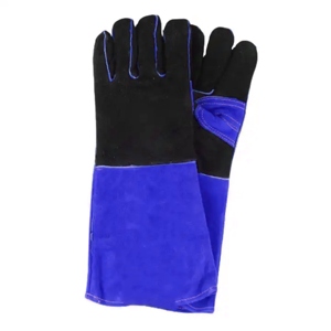 Guantes de Seguridad Reforzados de Cuero Vacuno de Primera Calidad, Antivibración, Resistentes al Calor y Chispas, para Trabajo Pesado, 11 oz, para Soldadura y Bomberos - Product Image 6