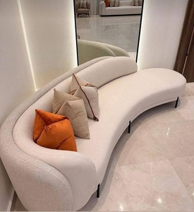 Conjunto de sofá seccional moderno en forma de L tapizado en tela, conjunto de sofá de lujo, conjunto de sofá para sala de estar, muebles para uso en casa o villa. - Product Image 3