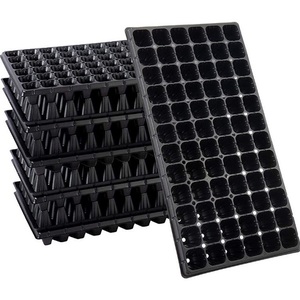 Plateau de semis en plastique respirant à cellules multiples, écologique et réutilisable pour la propagation de légumes et de fleurs en serre - Product Image 2