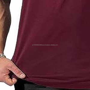 Débardeur personnalisé pour homme sans manches en coton de haute qualité, débardeur uni pour homme pour l'entraînement, décontracté et respirant - Product Image 2