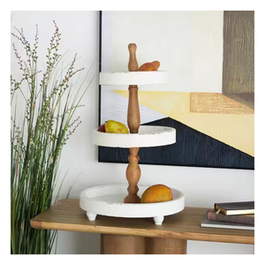 Customized Wooden Cake <b>Stand</b> Custom Wooden Cake <b>Stand</b> Fruit <b>Stand</b> Cake <b>Stand</b> Dessert <b>Display</b> Serving Gift Wedding Decoration Use - Product Image 6