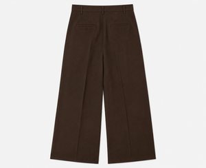 Pantalones Anchos Vintage para Mujer, Cintura Alta, Corte Holgado, Estilo Casual Urbano, Mezcla de Algodón Suave, OEM ODM - Product Image 4