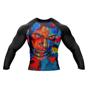 Rashguard de Manga Larga Personalizado al por Mayor para MMA, Calidad Premium, Impresión por Sublimación, Transpirable, Unisex, Ropa de Lucha BJJ Fortleo - Product Image 1