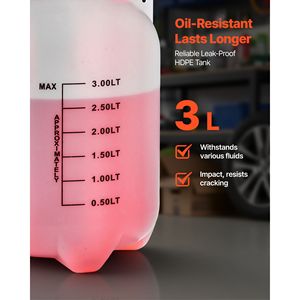 Pompa Manuale per Olio di Trasmissione con Serbatoio HDPE da 3 L, Lunghezza 47 Pollici, con Funzioni di Riparazione Auto - Product Image 6