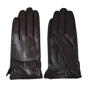 Wholesale Fashion Winter Thermal Outdoor Sheepskin Leather Touch Screen <b>Driving</b> <b>Gloves</b> for Men Windproof Premium - Product Image 5
