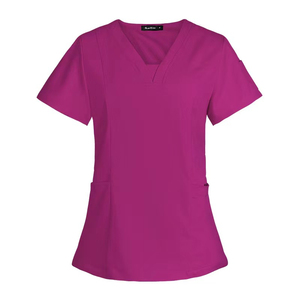 Vente en gros OEM Blouses médicales de haute qualité détectables par les détecteurs de métaux, coutures durables, polyester-coton écologique, logo personnalisé - Product Image 3