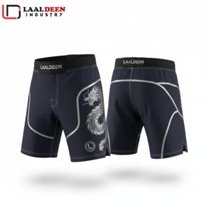 Nuevos Shorts de MMA 2025 con Logotipo Personalizado, Shorts de Entrenamiento de Buena Calidad para Hombre - Product Image 2