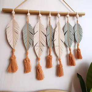 Elegante Tapiz Boho Grande de Macramé para Colgar en la Pared, Hecho a Mano con Cuerda de Algodón, Decoración de Pared para Sala de Estar, Dormitorio, Fondo de Boda - Product Image 6