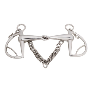 Bridon articulé Kimblewick Port Mouth avec plaques latérales équilibrées et action de levier souple pour une performance équestre contrôlée - Équipement pour chevaux - Product Image 1