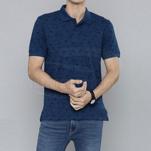 Polo imprimé de qualité supérieure pour homme, coupe régulière, respirant, grande taille, style décontracté - Product Image 3