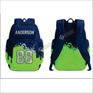 Uniformes de football américain personnalisés avec design de couleur sur mesure, uniformes de football 7v7 pour jeunes, ensemble d'uniformes entièrement sublimés, service OEM - Product Image 5