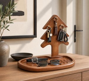 Plateau scandinave de Noël, Plateau de Noël bohème, Plateau de Noël traditionnel, Plateau de Noël contemporain, Décoration de Noël - Product Image 3