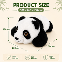 Peluche Panda IA avec fonction de chat vocal et 60 langues, compagnon émotionnel doux pour enfants et adultes