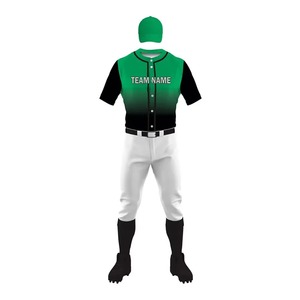 Camiseta de Béisbol de Poliéster de Primera Calidad al por Mayor, 220 g/m², con Botones, Ropa Deportiva Personalizada con Estampado, Ropa Deportiva de Alta Calidad, Estándar de Exportación - Product Image 1