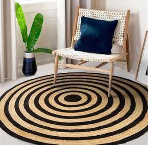 Hand Braided Eco Carpet made of 100% Jute Soft & Durable Area <b>Rugs</b> for Bedroom & Living Room - Product Image 2