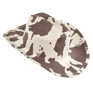 Sombrero Fedora de Vaquero Clásico de Cuero Personalizado con Logotipo Personalizado, Sombrero Unisex para Adultos para Actividades al Aire Libre - Product Image 5