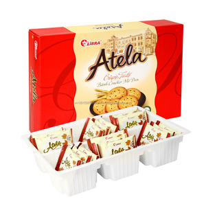 HALAL Atela 342g de craquelins croustillants au sésame produit FMCG faible en gras du Vietnam collation exotique goût sucré genre de biscuits à bas prix - Product Image 3
