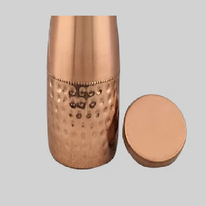Botella de Agua Ecológica de Doble Pared de Cobre Puro Tradicional, Diseño Moderno a Prueba de Fugas para un Almacenamiento Saludable del Agua, Compre Directamente - Product Image 3