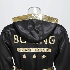 Costume de boxe pour hommes adultes comprenant une robe de boxeur et un short, tenue de combattant professionnelle, déguisement sportif, vêtements d'entraînement athlétique - Product Image 5