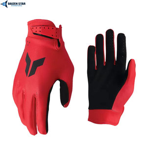 Motocross <b>Gloves</b> Breathable Anti-Slip <b>Touch</b> Screen Polyester Organic Leather Hook Loop Closure Unisex for Bike Motorcycle - Product Image 5